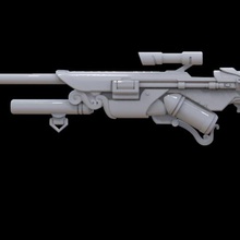 ana cabanas rifle cosplay art sniper videogame blizzardcosplay overwatchcosplay 3d print model - Mito3D