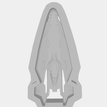 anaconda - elite dangerous cookie cutter home spaceship yes support 3d print model - Mito3D