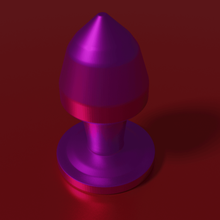 plug anal varios de juguete sexual sexo el enchufe 3d print model - Mito3D