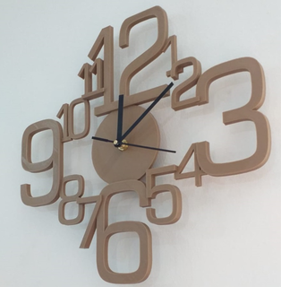 analog clock 3d relief decoration watch model desing design deco 3d print model - Mito3D