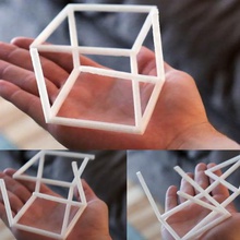 anamorphic optical illusion 3d cube game 3d print model - Mito3D