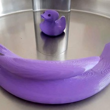 anamorphic rubber duck game animals mirror math 3d print model - Mito3D
