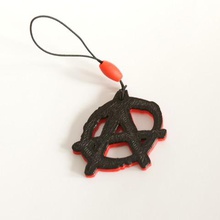 anarchy keychain gadget fusion360 3d print model - Mito3D