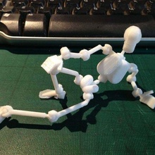 anatomically correct poseable action figure drawing figures anatomy animate animation sculpture ball jointed fully articulated joints skeleton art_tools 3d print model - Mito3D