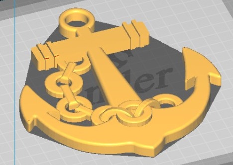 ancre ancre 3D print model - Mito3D