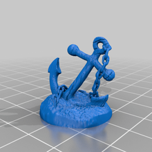 anchor - tabletop scatter terrain aquatic dnd dungeons and dragons fantasy game gaming metal mini miniature roleplay rpg underwater water toy 3d print model - Mito3D