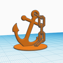 anchor fishtank gadget aquarium 3d print model - Mito3D