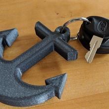 Anker nautischen Schlüssel float Boje verschiedene sport im freien keyring drijver Auftrieb boei Bootfahren anker 3d print model - Mito3D