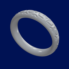 antico anello gioielli uomo donna perla la pietra vecchio vetro l'antico 3d 3d print model - Mito3D