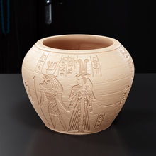 antico Egitto pentola drenaggio 3d print model - Mito3D