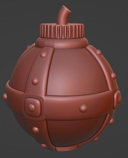 antiguo granada santo juego Clásico cosplay accesorios disfraz decoración ventilador Arte comicon 3d print model - Mito3D