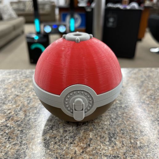 uralt Pokeball Pokémon Legenden Arceus einfach drucken Versammlung erforderlich 3D print model - Mito3D