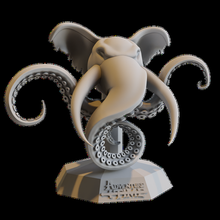 antigo psíquico tandem guerra elefante arte animal 3d aventura brinquedo escultura esculpir 3d print model - Mito3D