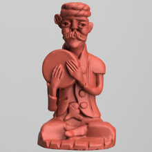 uralt hölzern Statue Kunst Holz Maya Indien Boudha Insel paque 3d print model - Mito3D