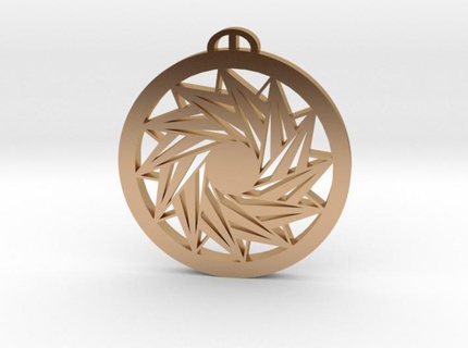 andechs bayern crop circle pendant crop circle circle harvest pendant pendant  3d print model - Mito3D