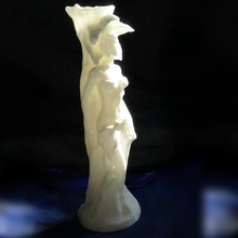 andlestick home art girl woman candlestick gift nymph 3d print model - Mito3D