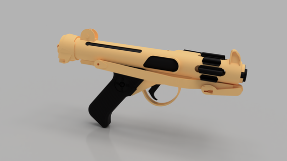 Andor Shoretrooper Blaster Pistole abwischen e11 3d Drucken 3d print model - Mito3D