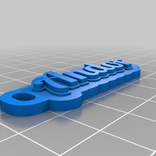 andor joyería joya personalizado llaveros 3d print model - Mito3D