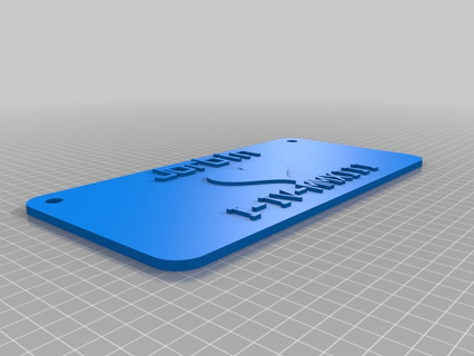 andrea3d personnalisé panneaux logos 3d print model - Mito3D