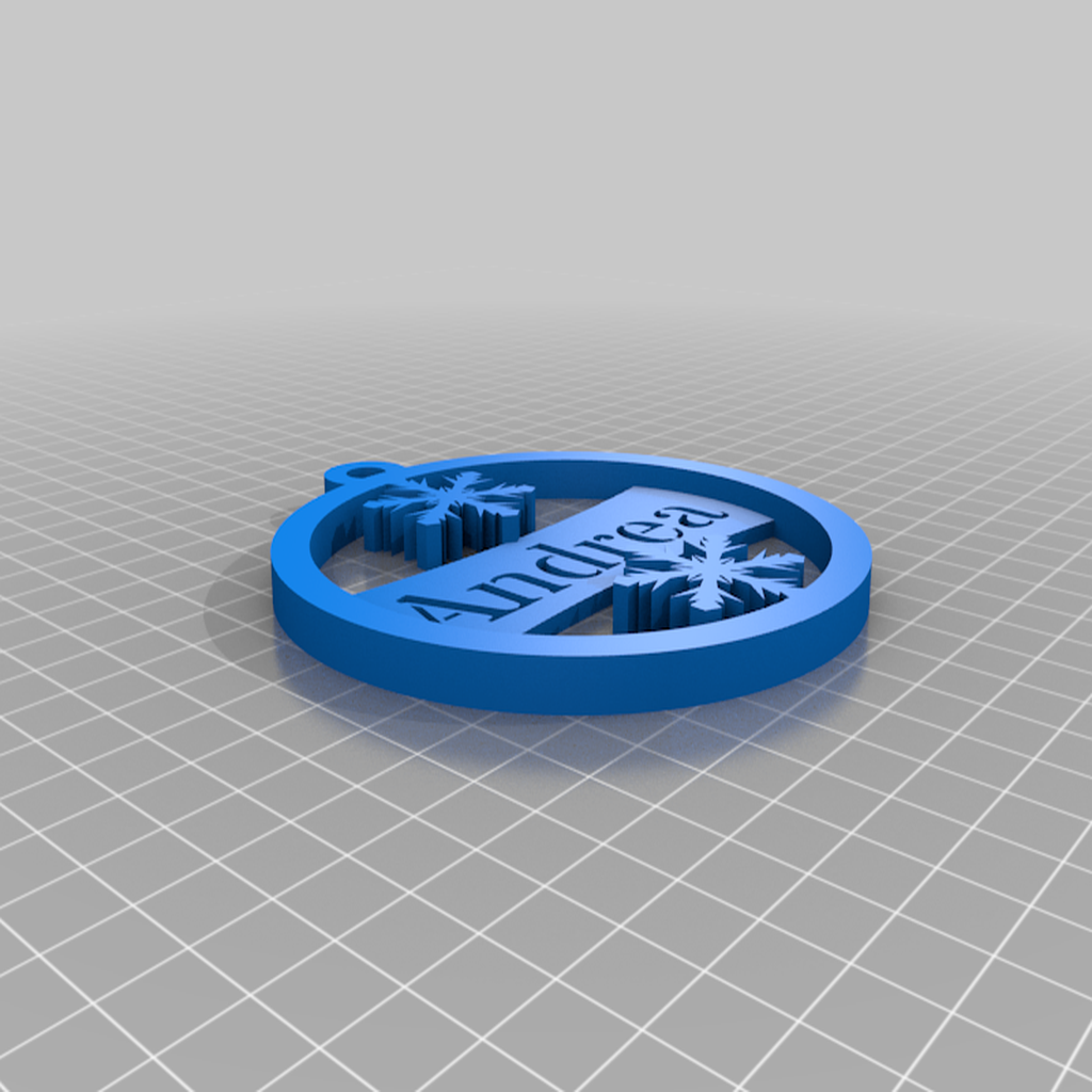 andrea angepasst Dekor 3D print model - Mito3D
