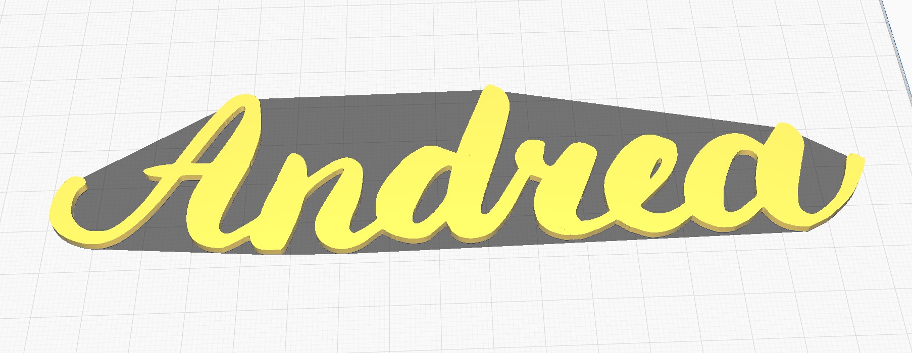 andrea tipografia vari logo 3D print model - Mito3D