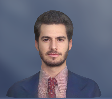 andrew garfield person body human face bust hollywood use 2022 3d print model - Mito3D