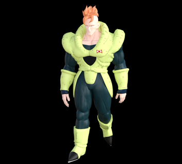 Android 16 Android 16 dragon Balle 3d print model - Mito3D