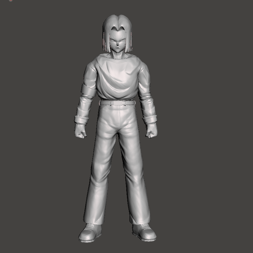 android 17 Ejderha top Süper 3d model oyun 3D print model - Mito3D