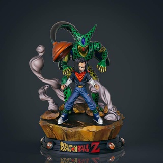 android 17 vs cell android17 fanart anime sleeve dragonball digital3d 3dprinting toys 3d modelling sculpture stl print m3dstudios 3d print model - Mito3D