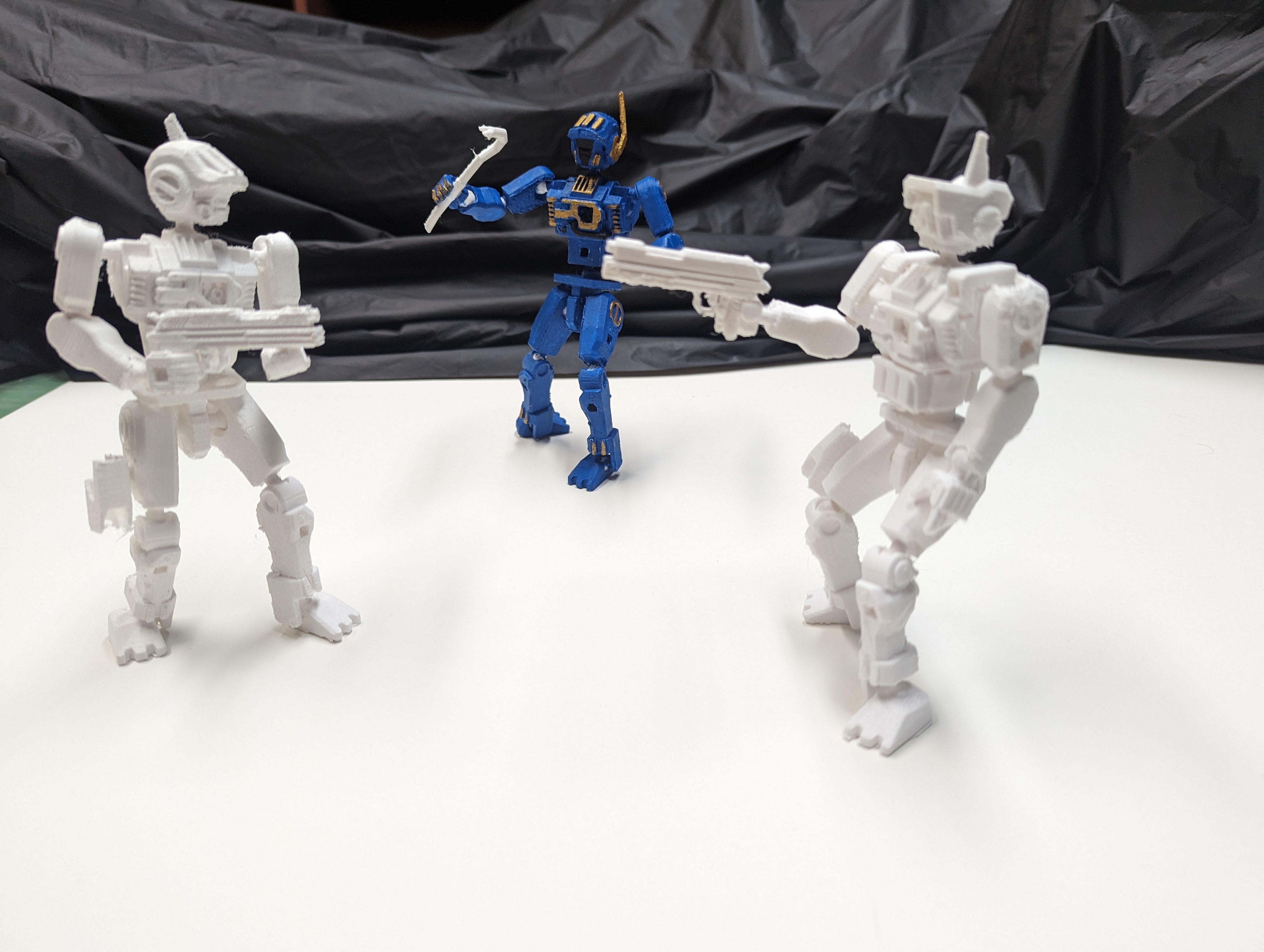 Android azione figura giocattolo robot 3D print model - Mito3D