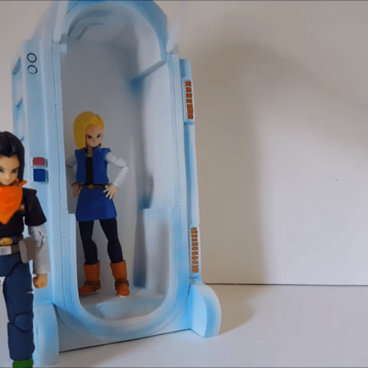 android capsule 18 dragon ball 3D print model - Mito3D