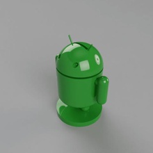 android tirelire gadget en forme de cochon l'art 3d print model - Mito3D