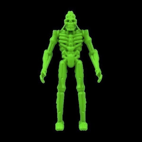 android esqueleto figura jogo robô brinquedo 3D print model - Mito3D