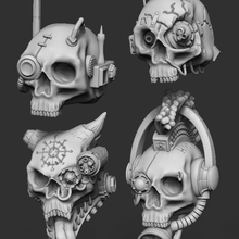 android skull bundle 1 3d print model - Mito3D
