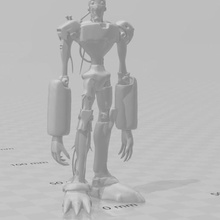 andromon art digimon l'anime android le robot 3d print model - Mito3D
