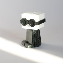 andy porte-crayon la maison figure de l'artiste bureau jouet 3d print model - Mito3D