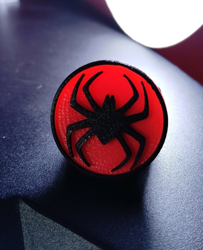 anello homme araignée bavarder noir miraculeux dame punaise giocattolo dessins animés 3d print model - Mito3D