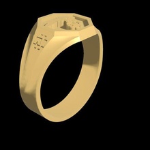 anello joalheria moda mano elegante lindo entrelaçado 3d stl fdm Iphone inteligente Rammstein musica audio 3d print model - Mito3D