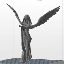 anemo estátua Genshin impacto jogos Deus açao figura 3d print model - Mito3D