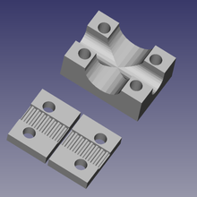 anet a6 y-belt attachment various plateau belt 3d print model - Mito3D