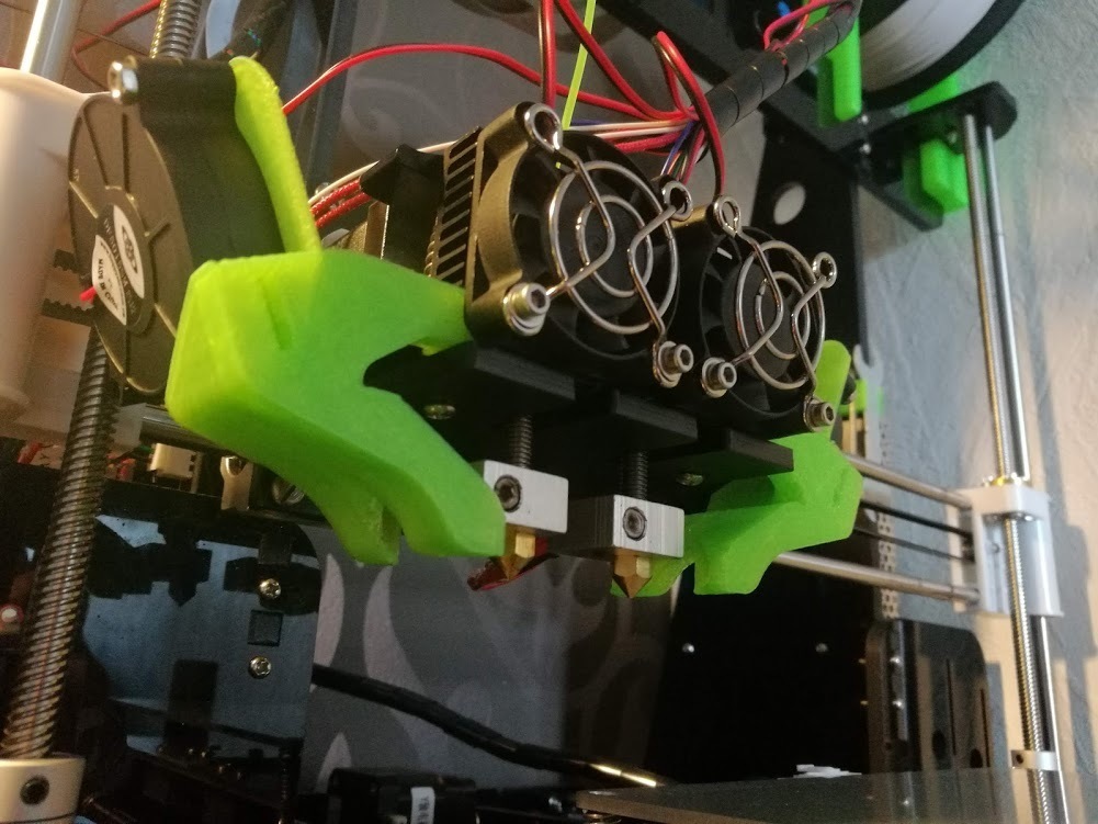 filet a8 ventilateur canal spriya remix 5015 mods pièces améliorer 3d imprimante 3D print model - Mito3D