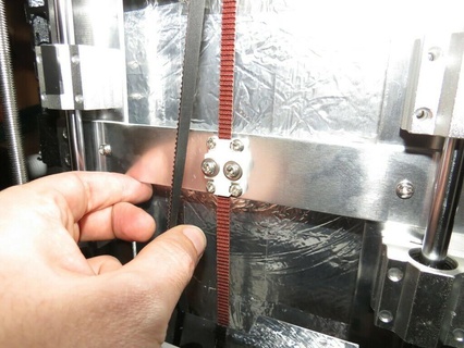 red a8 cinturón soporte axis potenciar abrazadera belt holder 3d impresora partes 3d print model - Mito3D