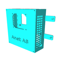 anet a8 circuito caixa ferramenta circuitos placa caixote cabos refrigeração plug 3d print model - Mito3D