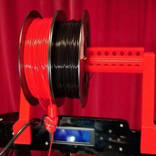 anet a8 giant spool holder tool 3d printer accessories filament 3d print model - Mito3D