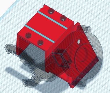anet a8 laser module holder fan 3d printing 3d print model - Mito3D