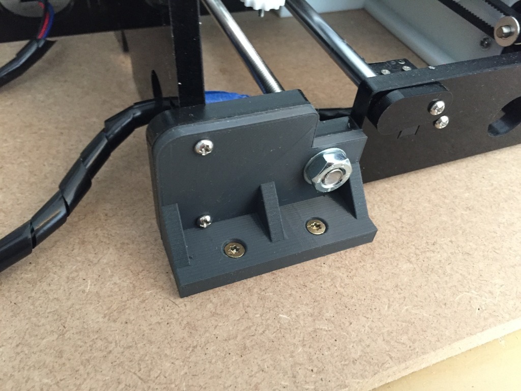 anet a8 mounting brackets Tools mods parts upgrade bracket corner rigid secure wood 3d printer accessories 3D print model - Mito3D