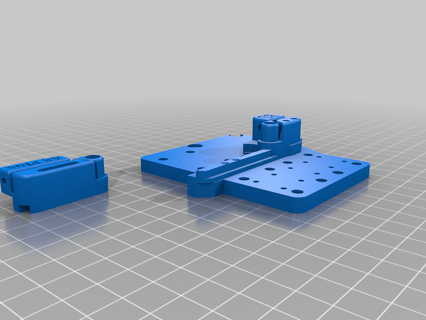 anet a8 plus e3d hermera mount w belt tensioner 3d printer parts 3d print model - Mito3D