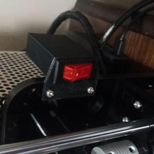 anet a8 interruptor de alimentação da caixa ferramenta mods atualização é fácil frente iluminados mudar habitação Impressora 3d acessórios 3d print model - Mito3D