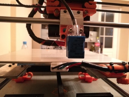 anet a8 rear bed level sensor holder tronxy levelling mount 3d printer parts 3d print model - Mito3D