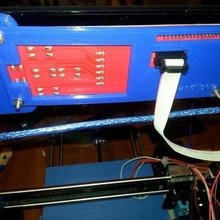 anet a8 rear lcd panel 3d_printer_parts 3d print model - Mito3D